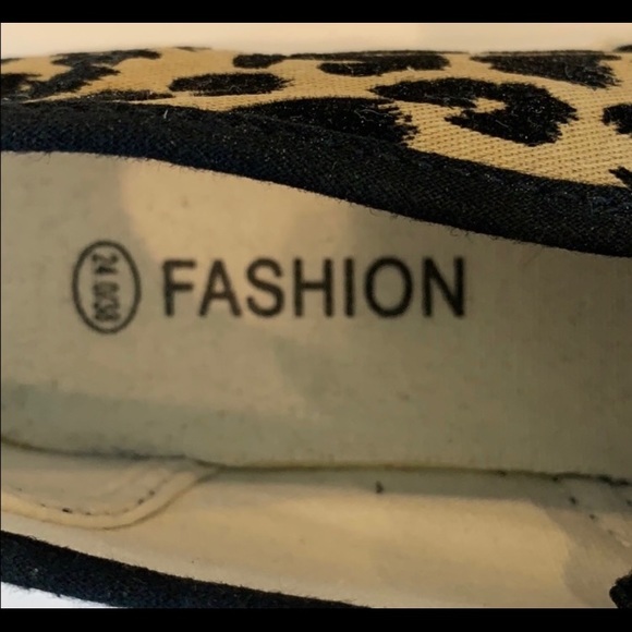Fashion Leopard Platform Slide Ons Sz 8 - Picture 5 of 7